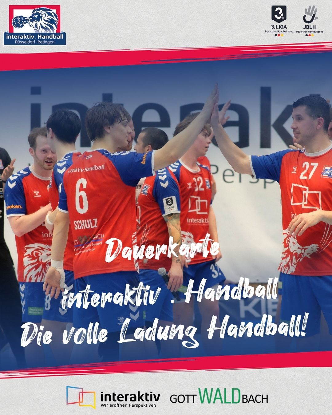 Dauerkarte interaktiv . Handball - Die volle Ladung Handball!