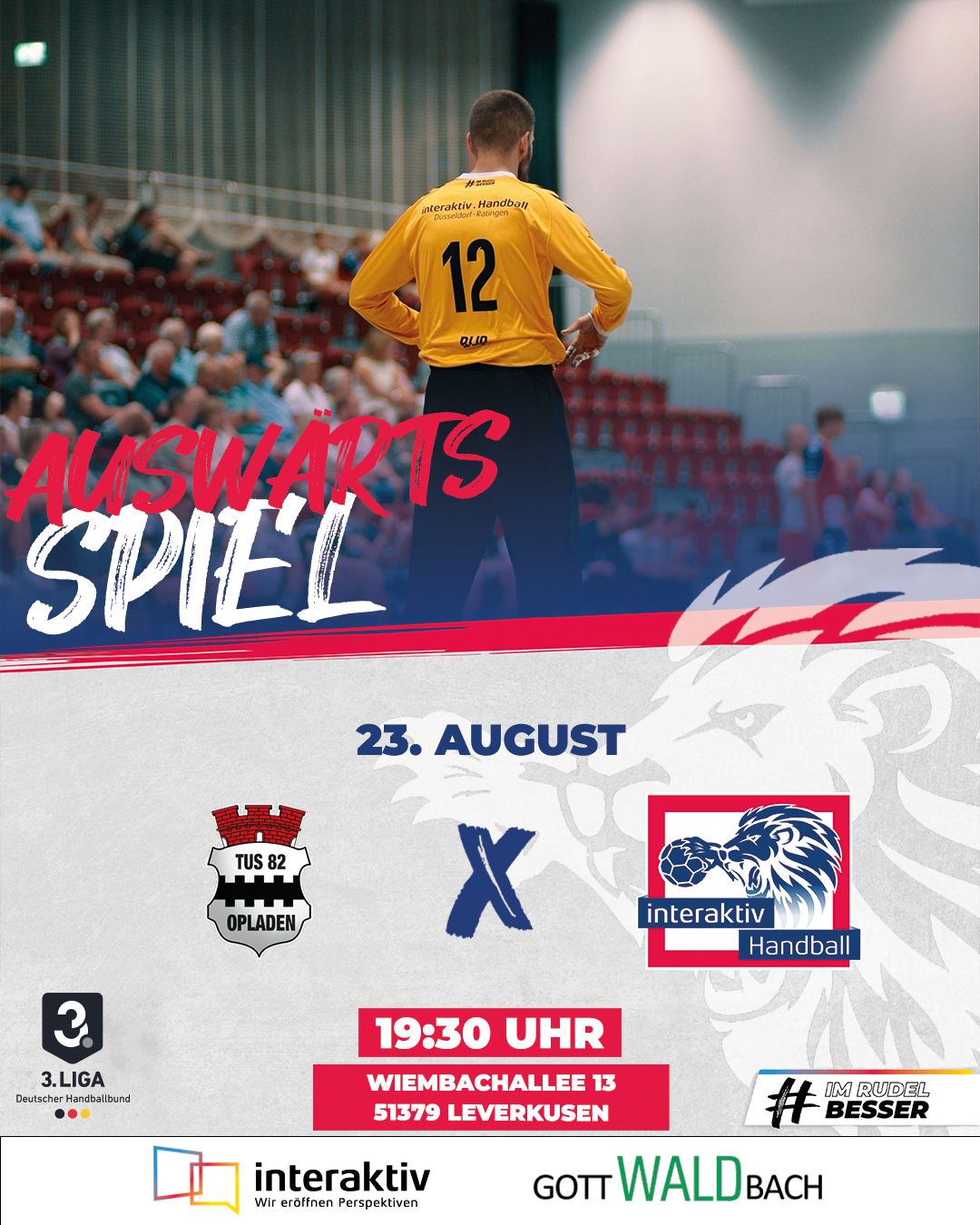 Mehr über den Artikel erfahren interaktiv . Handball startet in Opladen in die 3. Liga-Saison