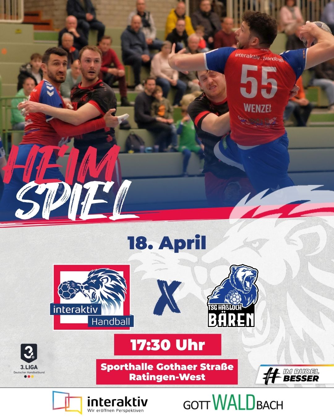 Mehr über den Artikel erfahren interaktiv . Handball will gegen Haßloch wieder angreifen