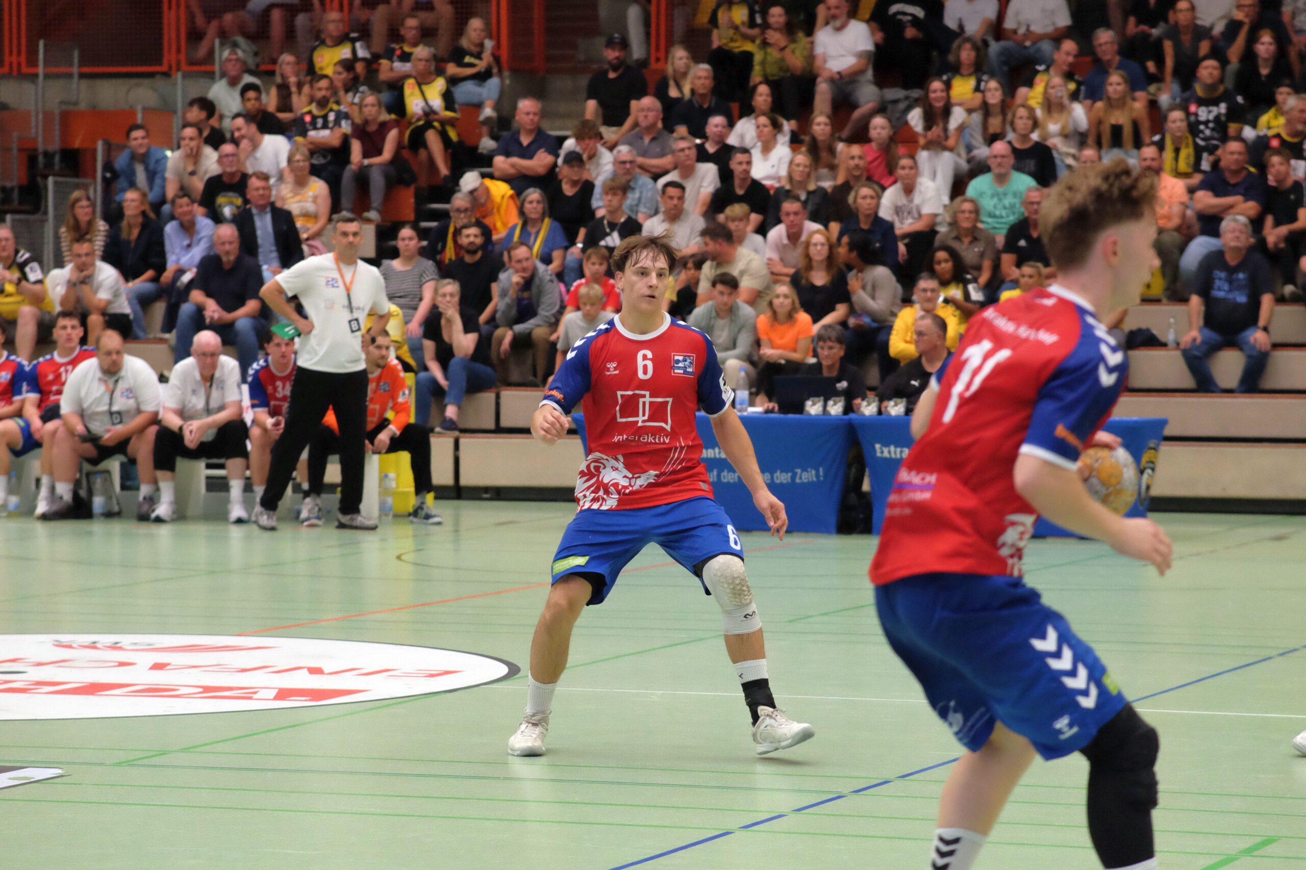 Mehr über den Artikel erfahren Gute erste Halbzeit reicht nicht: interaktiv . Handball unterliegt zum Saisonauftakt in Krefeld